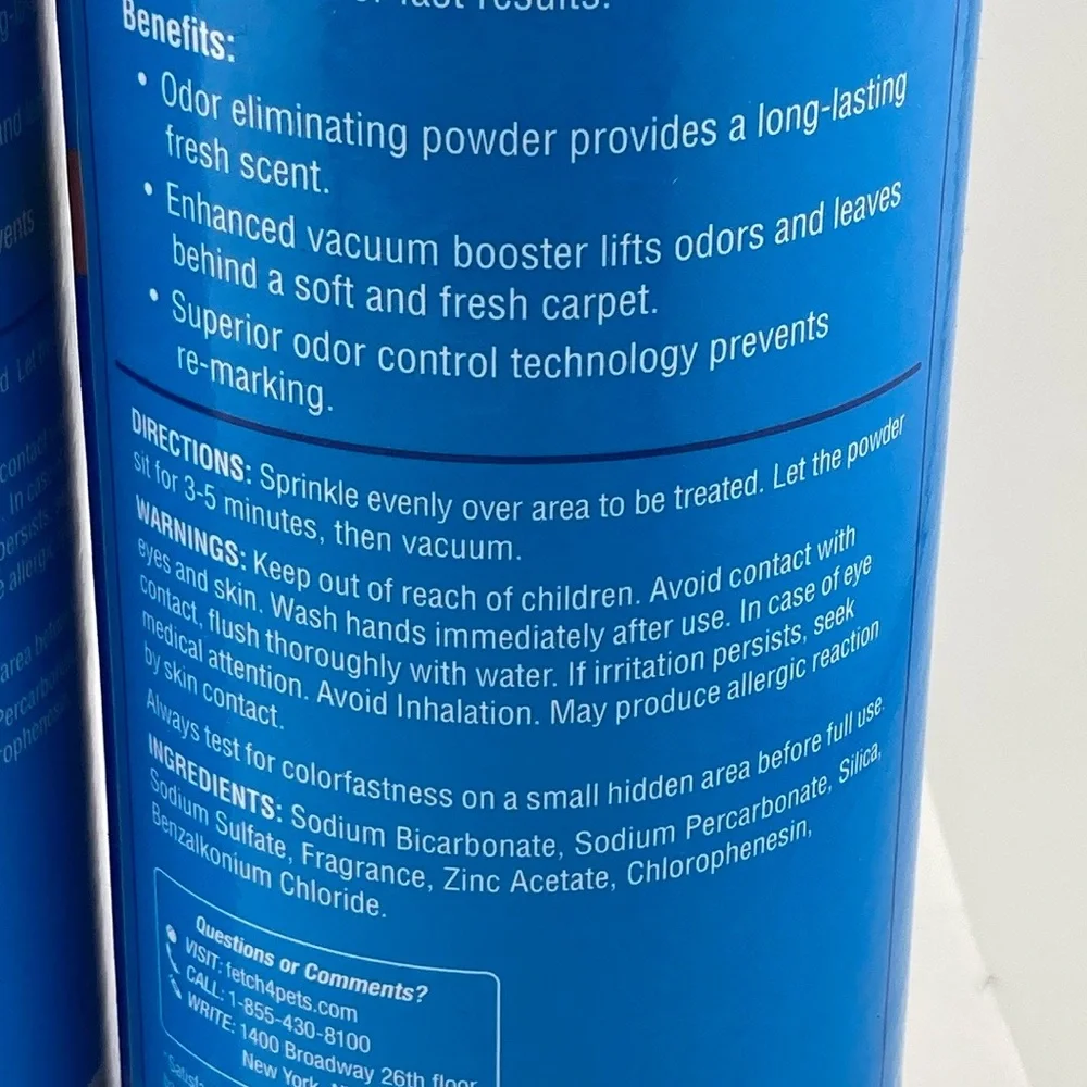 2) Shout Cats Oxy Odor Eliminating Carpet Powder Fresh Scent 18oz
